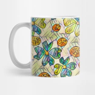 Scattered Clover 6 (MD23Pat004) Mug